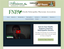 Tablet Screenshot of fnpa.org